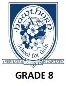 Hawthorn School for Girls Grade 8
